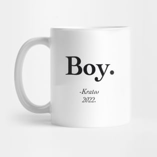 Boy - kratos quotes Mug